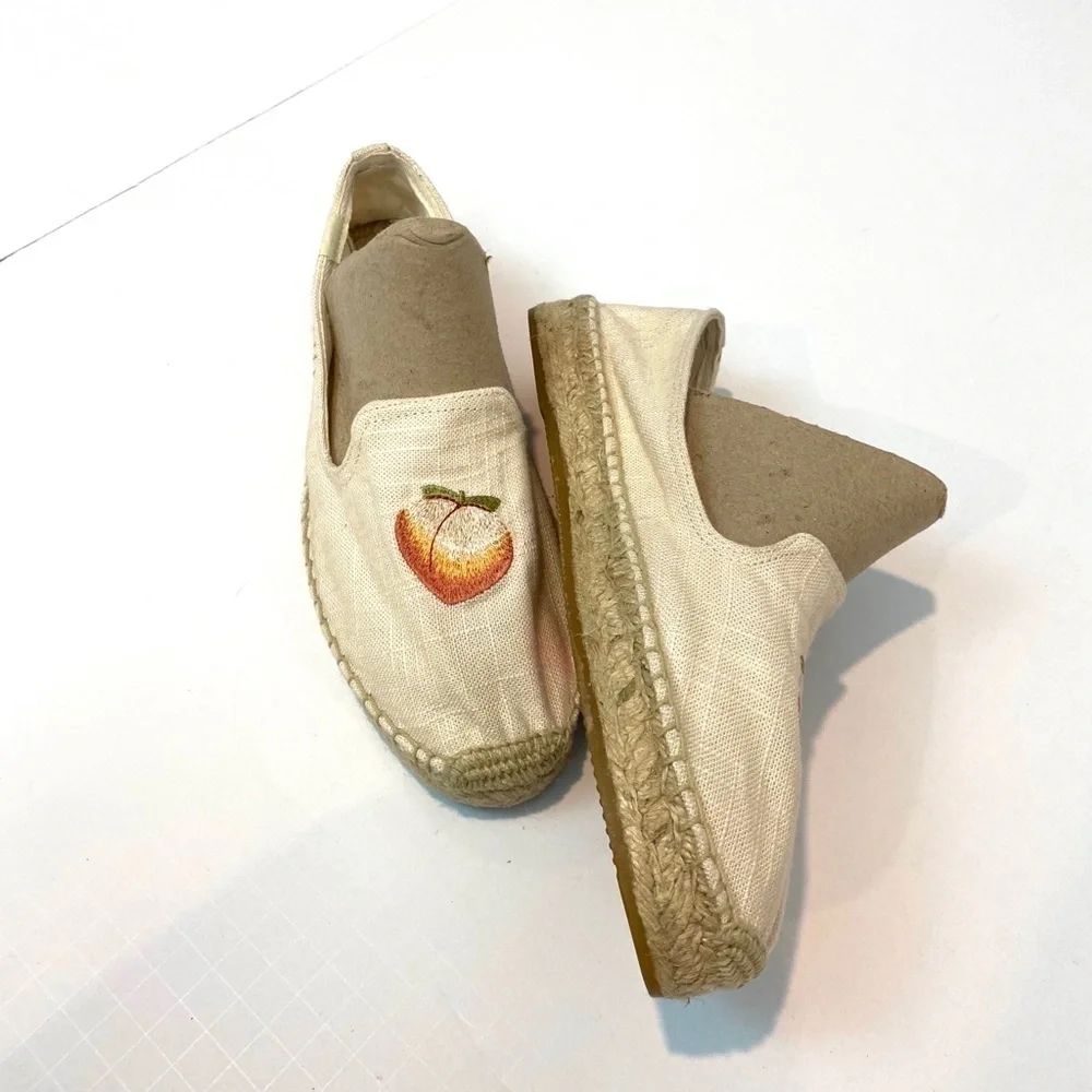 Soludos Peach Espadrilles